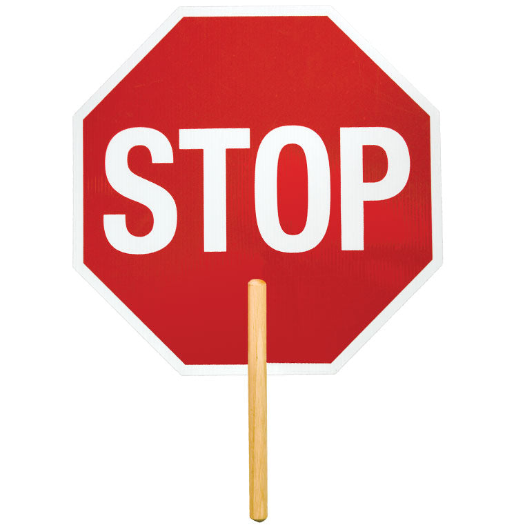 Non-Reflective Stop Sign
