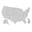 162"x254" US Map Stencil (.125)