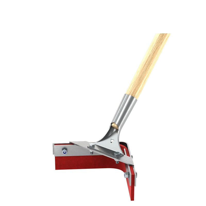 Asphalt Squeegee - V Shaped With Red Blade