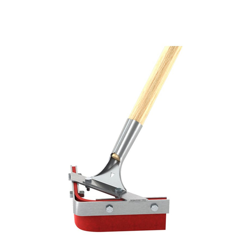 Asphalt Squeegee - V Shaped With Red Blade