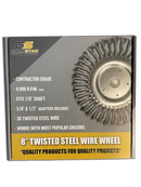 8" Steel Wire Wheel - GSA
