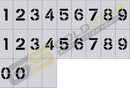36"x12" Number Stencil Kit (22 Piece)