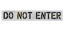 12" Do Not Enter