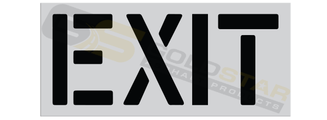 48"x12" EXIT (Parking Lot)