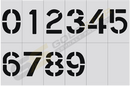24"x16" Number Stencil Kit (12 Piece)